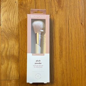 EcoTools Luxe Collection Plush Powder Brush - Pink and White Brush 3223 New